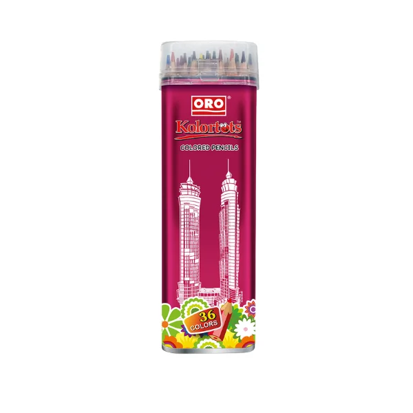 ORO New Edition Kolortots 36 Color Pencils Box smooth drawing pencils for kids school art Pakistan