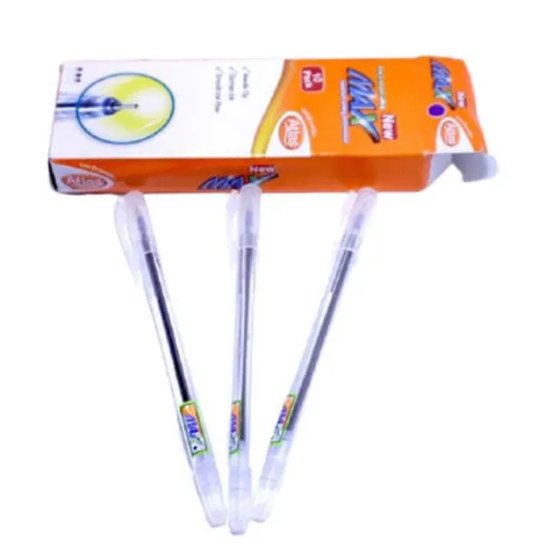 ATLAS Max Ball Pen 10 Pcs Pack smooth writing ball pens Pakistan