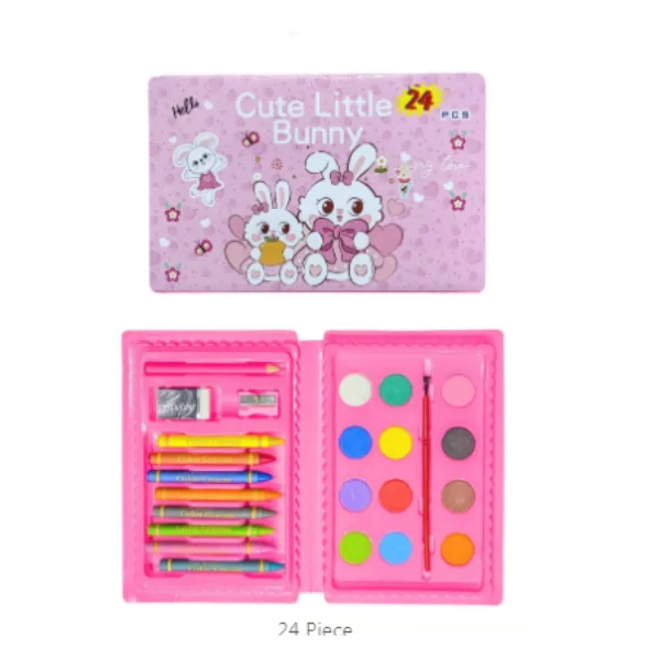 24 PCS Multi Colouring Colour Kit for Art drawing and painting set for kids Pakistan