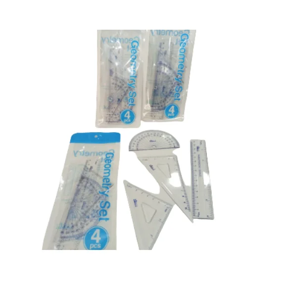KIDCO School Geometry Set 4 Pcs complete geometry tools for students Pakistan