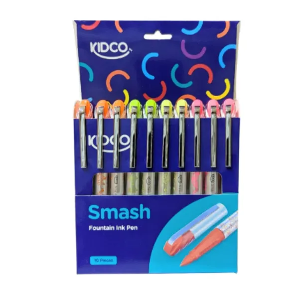 <h2>KIDCO SMASH Ink Pen 10 Pcs – Smooth Writing Fountain Pens</h2>