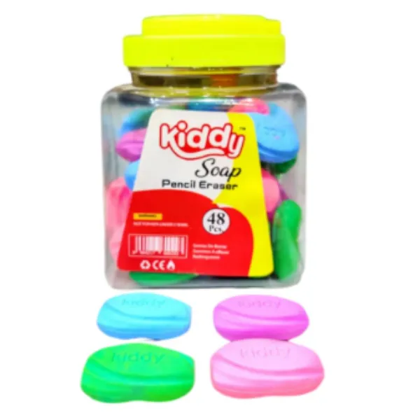 <h2>KIDDY Soap Eraser 48 Pcs – Soft Pencil Erasers</h2>
