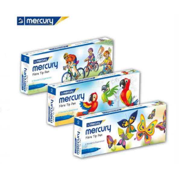<h2>MERCURY Fibre Tip Marker – Pack of 10 Pcs</h2>