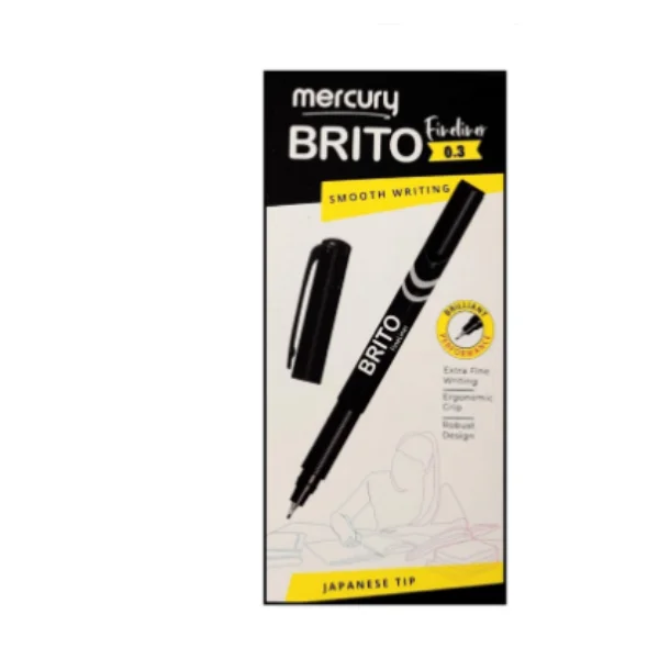 MERCURY Fine Liner 0.3mm – Precision Fine Tip Pen for Detailed Writing & Drawing