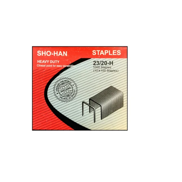 Sho-Han Stapler Pin 23/20 – Heavy-Duty Staples for Office, School