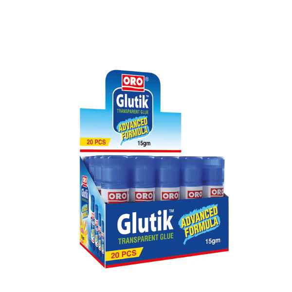 ORO glutik large transparent glue stick 15g strong mess free adhesive for school crafts and DIY projects Pakistan