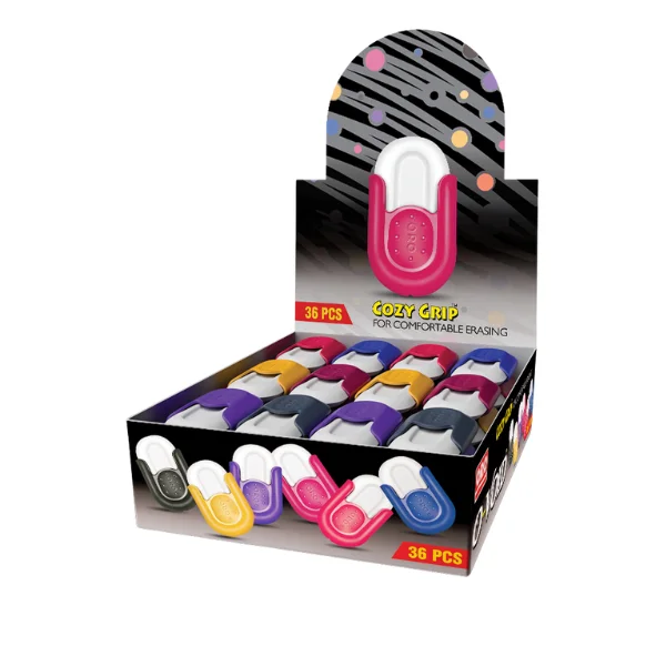 ORO O-Void Cozy Grip Eraser – Multicolour Soft Eraser for Comfortable Erasing
