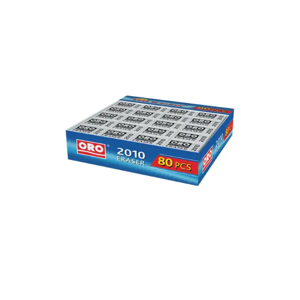 ORO Eraser 2010 White Eraser – High-Quality Soft School Eraser