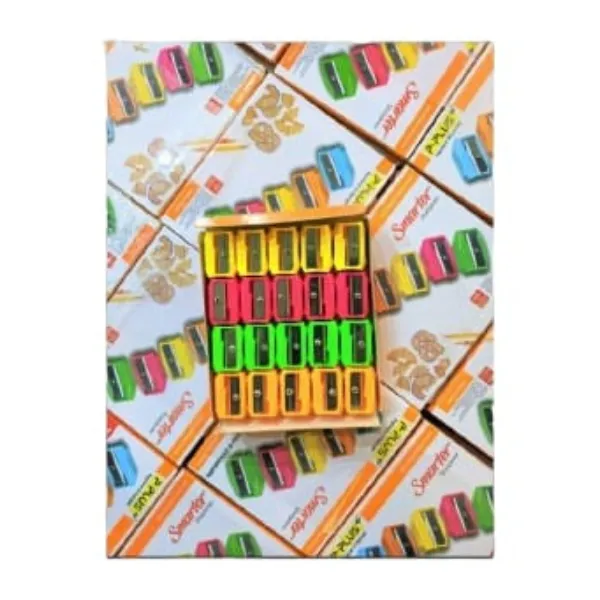 P-Plus Smarter Sharpener 20 Pcs Pack school pencil sharpeners Pakistan