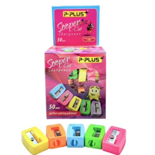 <h2>P-Plus Sooper Cut Pencil Sharpener 50 Pcs Pack</h2>
