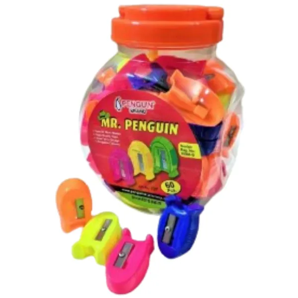 PENGUIN Mr Penguin Sharpener – Cute & Durable Pencil Sharpener for School & Office