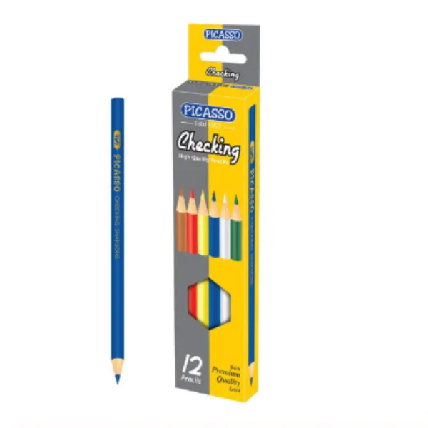 Picasso Checking Pencils Pack of 12 marking writing pencils for school office Pakistan
