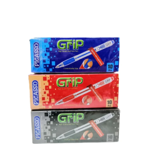 PICASSO GRIP Ball Point 10Pcs Pack smooth writing ball pens Pakistan