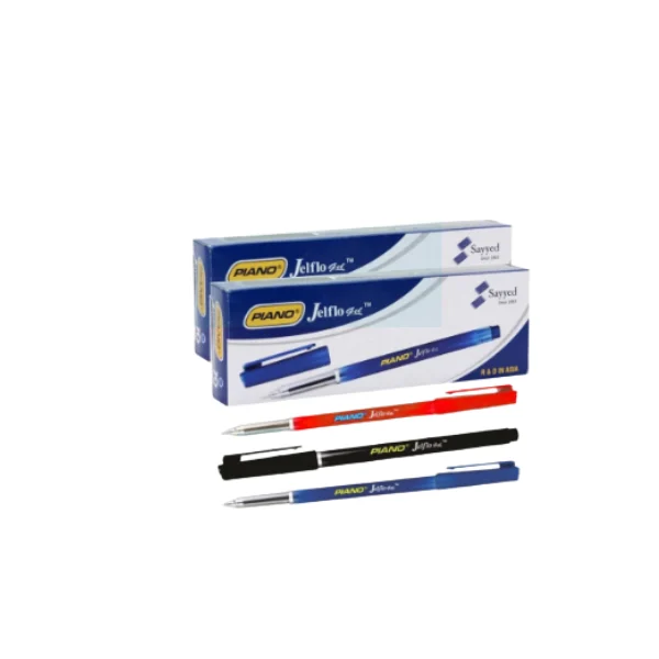 PIANO Ball Pen JEL FLO 10Pcs Pack smooth writing gel pens Pakistan