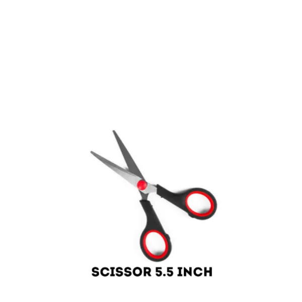 Scissor 5.5 Inch Small – Sharp & Compact Stainless Steel Scissor for School, Office & Home Use