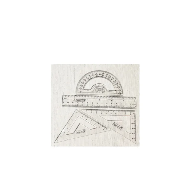 <h2>Silver X Set Square – Accurate Geometry Drawing Tool</h2>