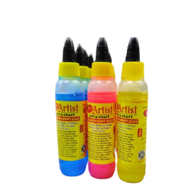 Transparent Glue 70ml Clear Adhesive for Crafts, Paper & Office Use