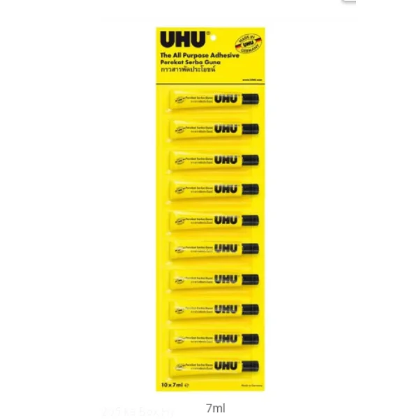 UHU Tube No.10 Adhesive Glue 7ml 1 Pcs Pack strong school office glue Pakistan
