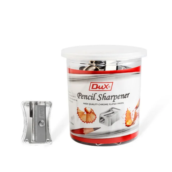 Dux Pencil Sharpener Silver 503 50 Pcs Jar Pack bulk school sharpeners Pakistan