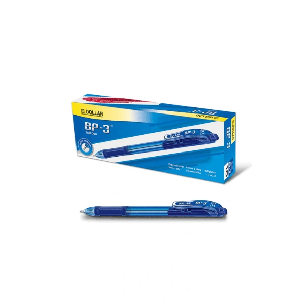 Dollar BP-3 Ball Point Pen 10Pcs Pack smooth writing ball pens Pakistan