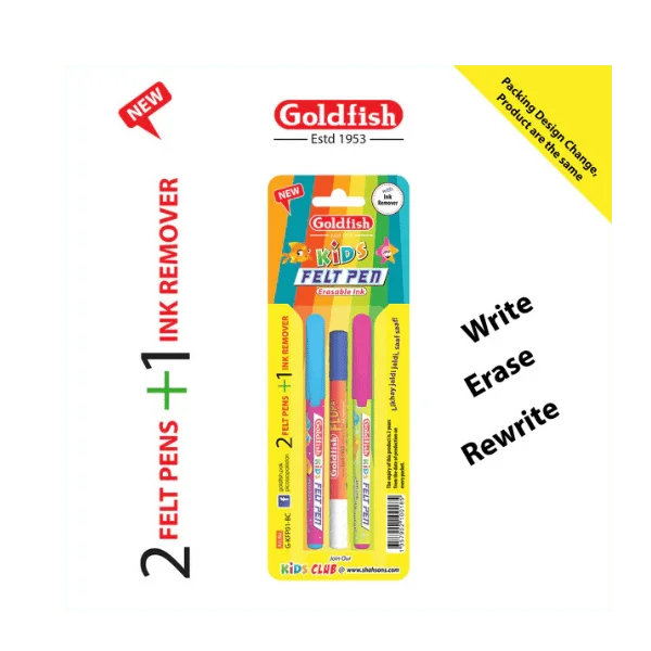 <h2>Goldfish Felt Pen & Ink Remover β Blister Pack</h2>