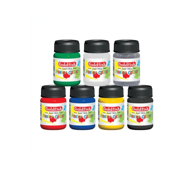 <h2>Goldfish Poster Colours 15ml 6+1 Pack – Art Paint Set</h2>