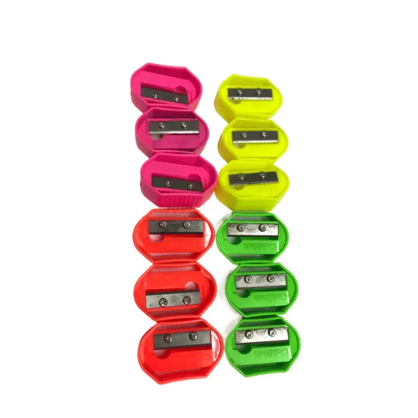 Goldfish Double Screw Pencil Sharpener Pack of 12 durable school sharpener Pakistan