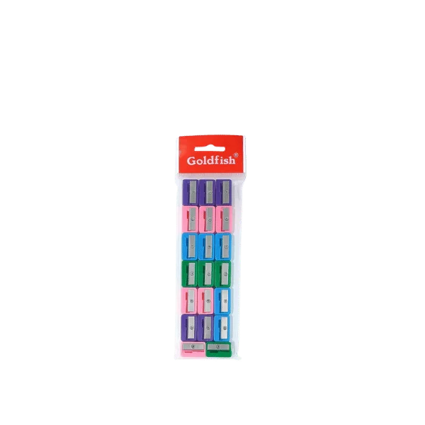 Goldfish Single Screw Pencil Sharpener Pack of 20 durable school sharpener Pakistan