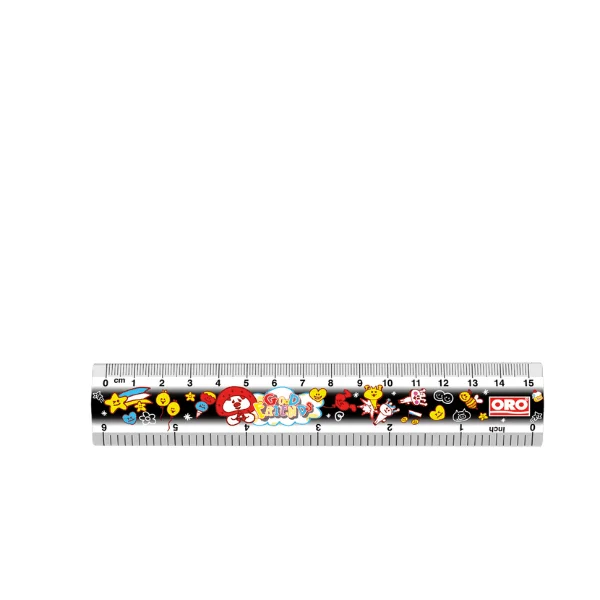 ORO 6 Inch Ruler Multi Color