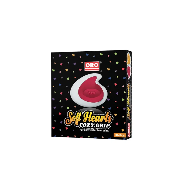 <h2>ORO Soft Heart Eraser 1 Pcs – Cute Pencil Eraser</h2>