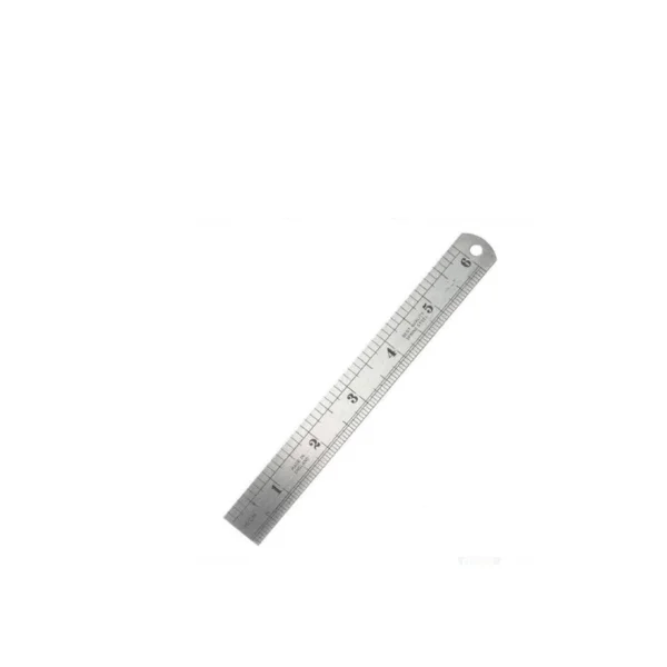 <h2>Stainless Steel 6 Inch Metal Ruler – Durable Measuring Scale</h2>