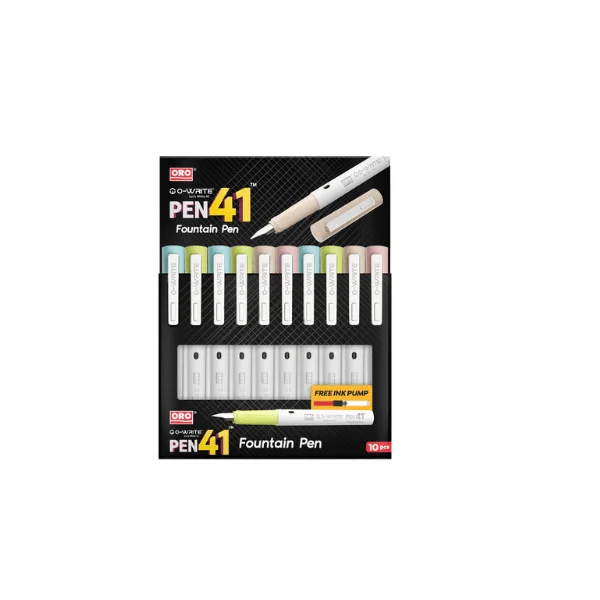 ORO Pen41 Fountain Pen smooth nib durable writing tool stationery Lahore