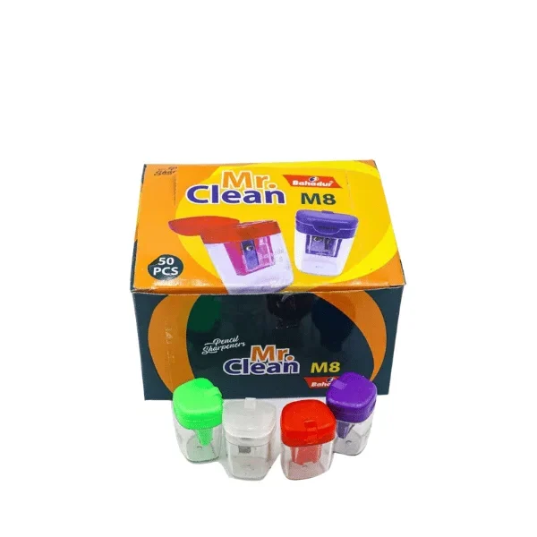 <h2>Bahadur Mr Clean Double Hole Sharpener – 50 Pcs Pack</h2>