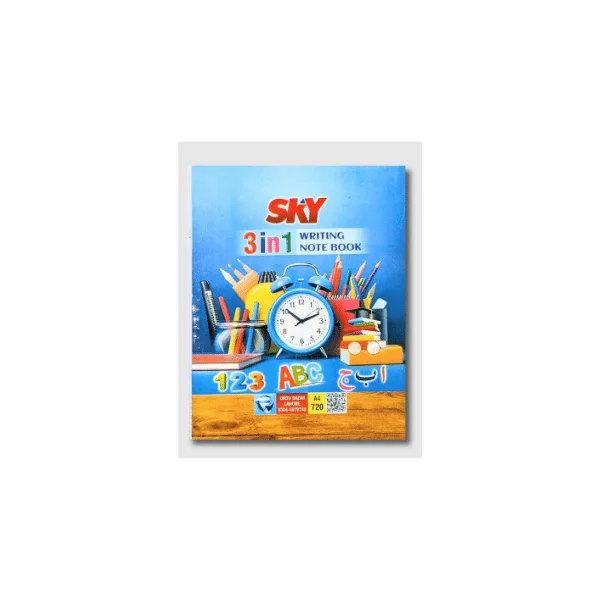 <h2>SKY 3 in 1 Writing Notebook – Kids Practice Book</h2>