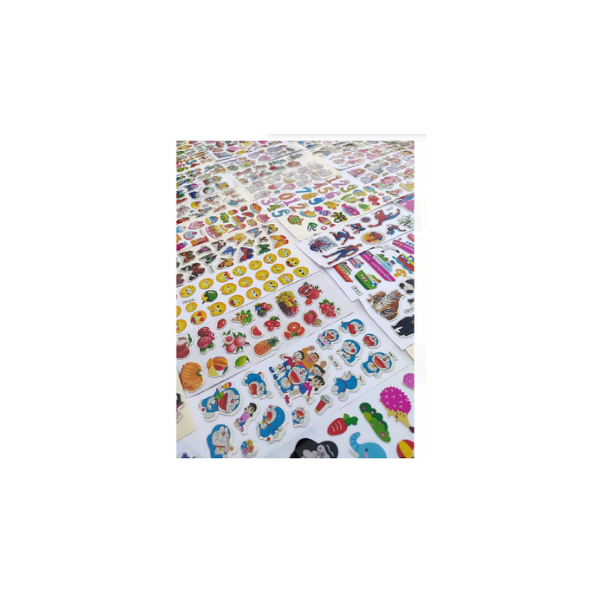 Mini Puffy Stickers Pack of 8 Sheets for kids
