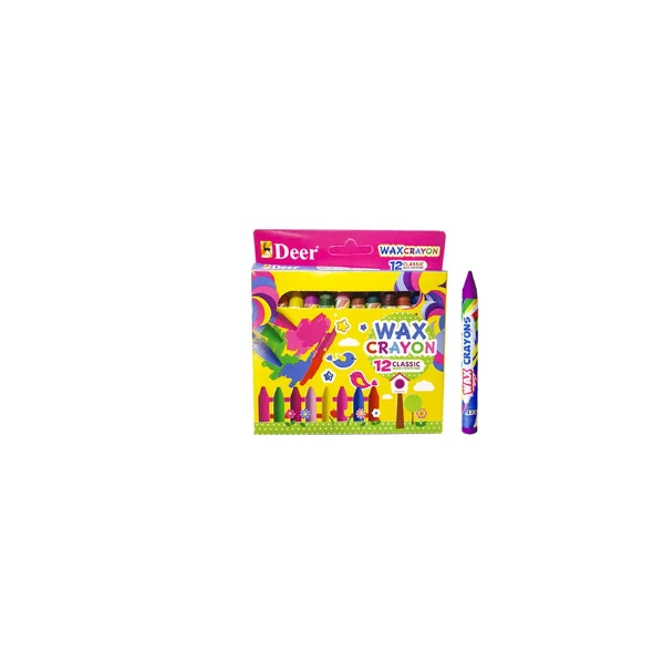 <h2>Deer Classic Wax Crayons – 12 Vibrant Colors</h2>