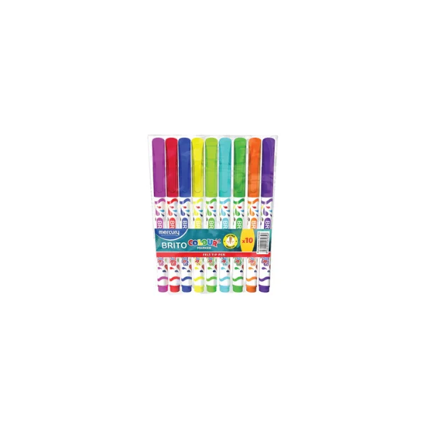 <h2>Mercury BRITO Color Marker Set – 10 Pcs</h2>