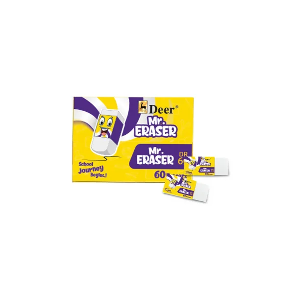 <h2>Deer Mr Eraser – Box of 60 Pcs</h2>