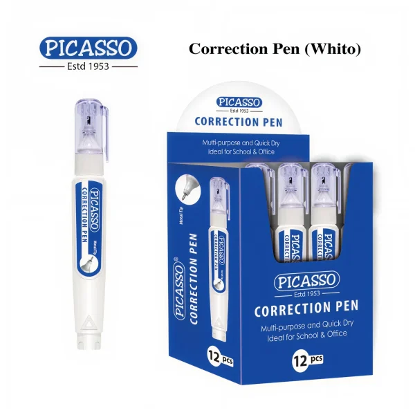<h2>Picasso White Correction Pen – Single Piece Liquid Whitener</h2>
