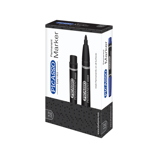 Picasso Permanent Marker Single Piece Waterproof Bold Writing Pen