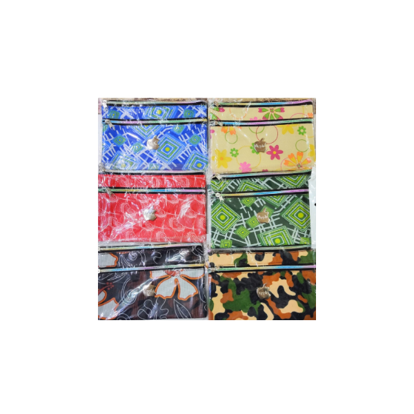 <h2>Pouch PPF7 Double Zip – Double Compartment Stationery Pouch</h2>