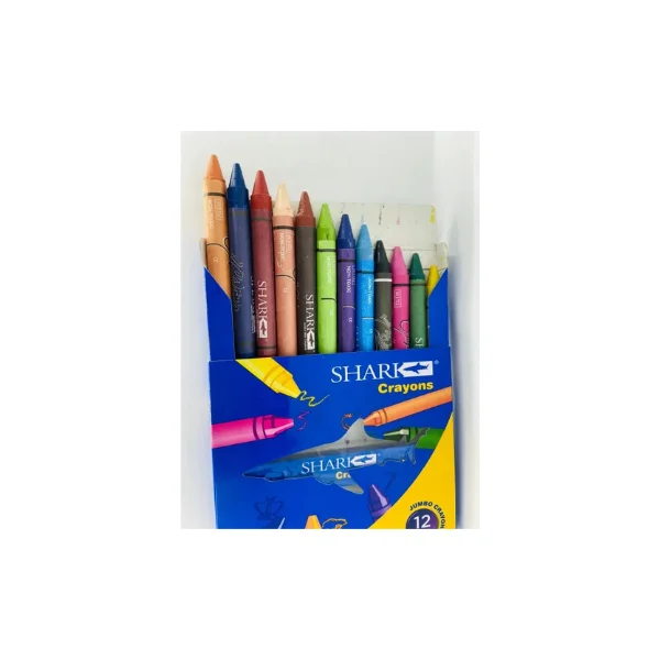 <h2>Shark W3112 Wax Crayons – 12 Pcs Set</h2>