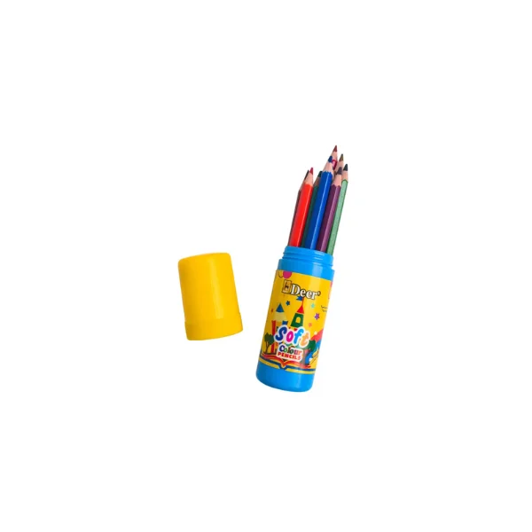 <h2>Soft Colour Half Size Pencils – 12Pcs Set</h2>