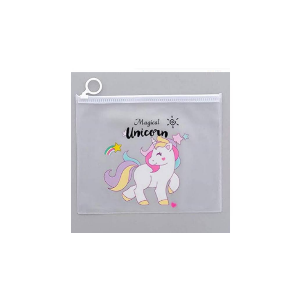 <h2>Kawaii Unicorn PVC Pencil Pouch – Kids School Pencil Case</h2>
