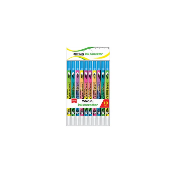 Mercury Ink Corrector Pack Of 10Pcs Precision Collection