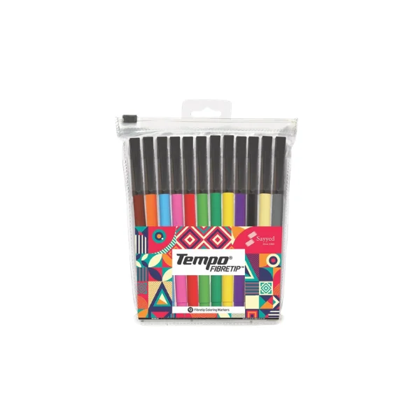 <h2>Piano Tempo Fiber Tip Colour Markers – 10 Pcs</h2>