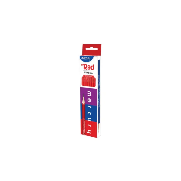 <h2>Mercury Red 8110 Lead Pencil – 12 Pcs Pack</h2>