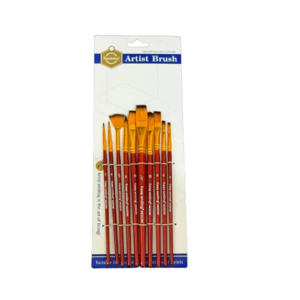 <h2>Keep Smiling Artist Brush Set – 10 Pcs Painting Supplies</h2>