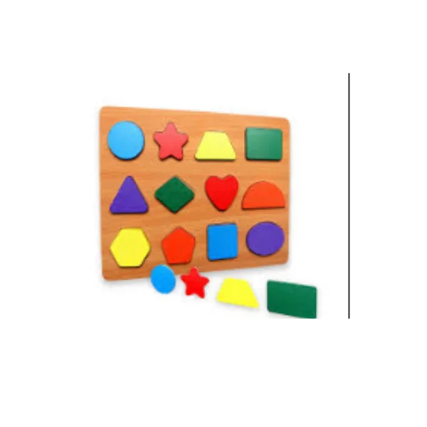 <h2>Wooden Shapes Puzzle Board – Educational Learning Toy</h2>